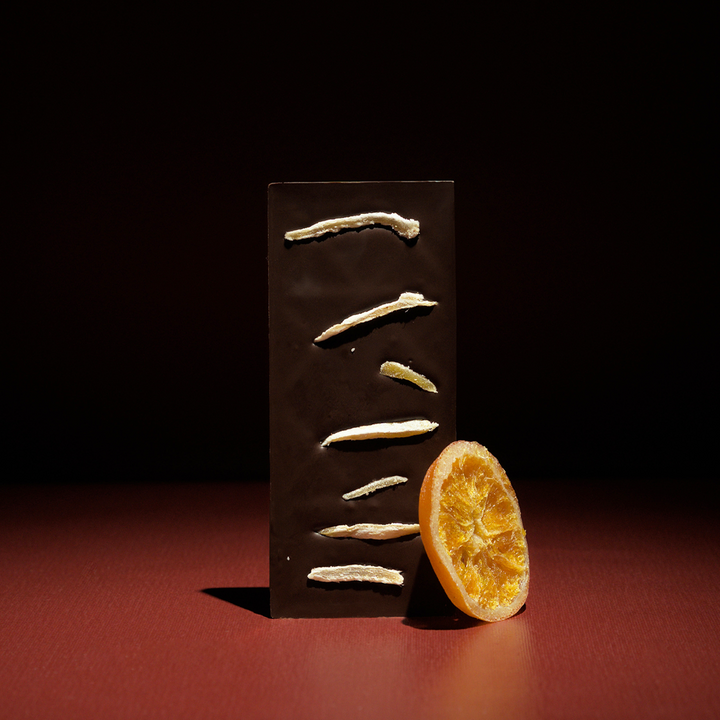 70% Dark Orange And Candied Ginger